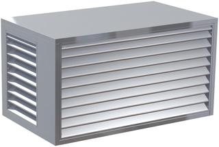 ATEC Schallhaube HT eSILENT 1080x2000x1150mm, gr, Luftans. seitl.