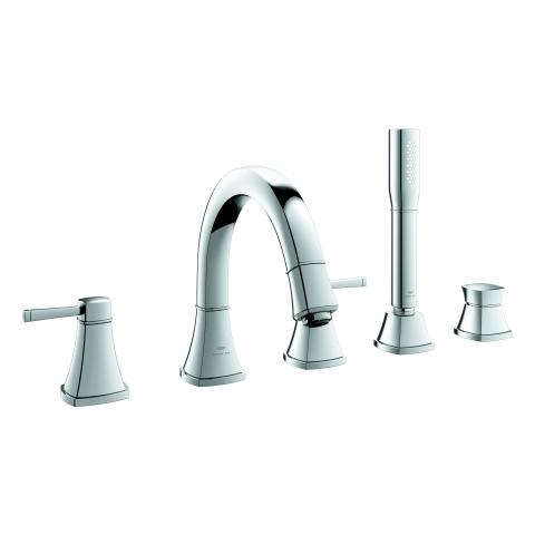 Artikelbild 1 des Artikels „GROHE 5-Loch-Wannen-Kombination Grandera chrom chrom“
