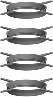 ATEC Abstandhalter L90 PolyCase DN 80, 200x200mm, 4 Stück