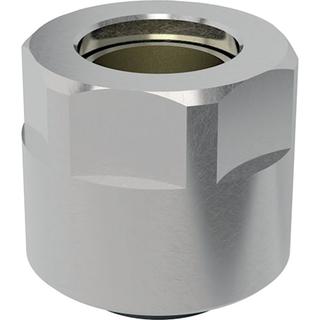 Geberit Anschlussverschraubung d= 15mm, zu Eurokonus, vernickelt