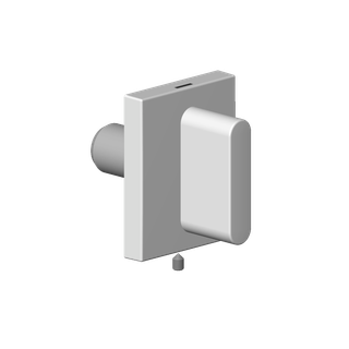 DO Griff für Waschtisch ERSATZTEILE 90207005107 60 x 47,5 x 40 mm Chrom