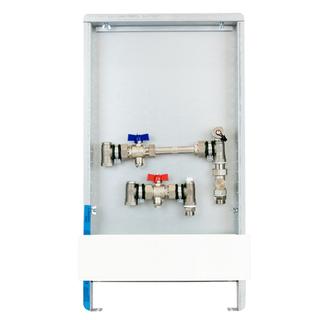 Strawa Wohnungsanschlussstation AS 16-WMZ ST, 3/4", 385x710mm, UP-St