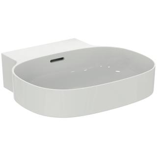 Ideal-Standard Waschtisch Linda-X 50 x 48 x 13,5 cm, ohne Hahnloch, mit Überlauf