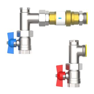Strawa Anschlussgarnitur AG 3/4" V-VSB20, vertikal