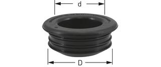 ASW Siphon-Manschette 1 1/2", d= 46mm, Rohr d= 40mm