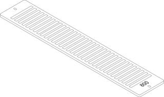 BOSCH Ersatzteil TTNR: 87183403080 Aufsteckgitter 20/22-800 RAL9016 everp