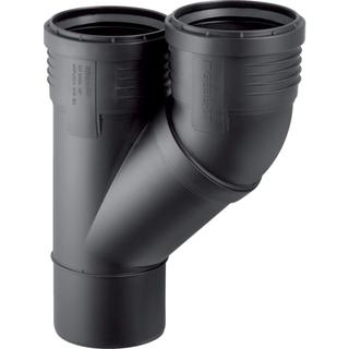Geberit Parallelabzweig Silent PP DN 90/90, 45Grad, schalloptimiert