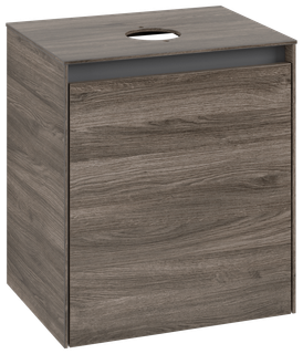 V&B Waschtischunterschrank Collaro 50x54,8x38cm, WT mittig, stone oak