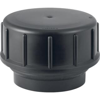 Geberit Gewindestutzen PE DN 90, mit Schraubkappe, PE-HD
