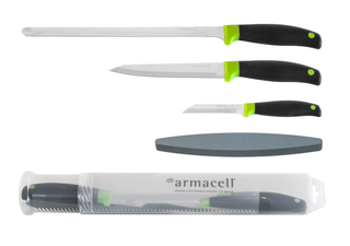 Armacell Messer-Set 3 Messer, 1 Schleifstein