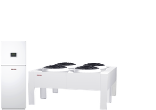 STIEBEL Luft/Wasser-Wärmepumpe WPL S 48 HK 400 Premium, Splitausführung