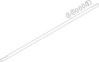 BOSCH Ersatzteil TTNR: 5526040 Ankerstange M16x1675 G515/10 everp