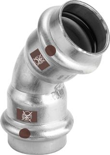 Viega Bogen Temponox 1726 22mm, 45Gr, St. nicht rostend, SC-Contur