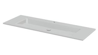 Einbau-Waschtisch BetteAqua A072 140x49,5cm, HLW1, silver