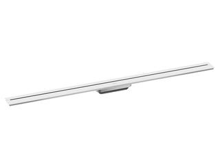 hansgrohe Duschrinne AXOR Drain 1200mm, Fertigset, z. Wd-mont., mattweiß