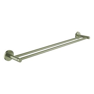 GROHE Doppel-Badetuchhalter Essentials 65,4cm, verd. Befestig., ni. gebürstet