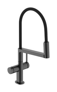 hansgrohe SPT SemP, Talis Se M54 Pow.Sp. 3jet, brushed black chrome