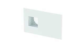 Zehnder Außenwandgitter DN 125, Anschl. re, weiß, 500x320x101mm