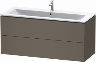 DU WTU wandh. L-Cube 481x1220x550mm 2 SchKa,f.233612,flannel grey sem ES Ahorn