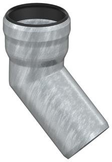 ACO Rohrbogen GM-X DN 40, 87Gr, Steckm. u engem Radi., vz