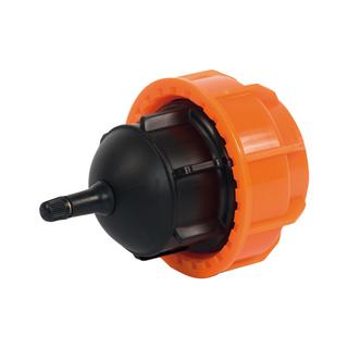 Plasson Endkappe Serie 18 25mm, mit Ventil