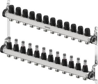 Uponor Vario S Verteilerbalken FM 12xG3/4 Euro - G1