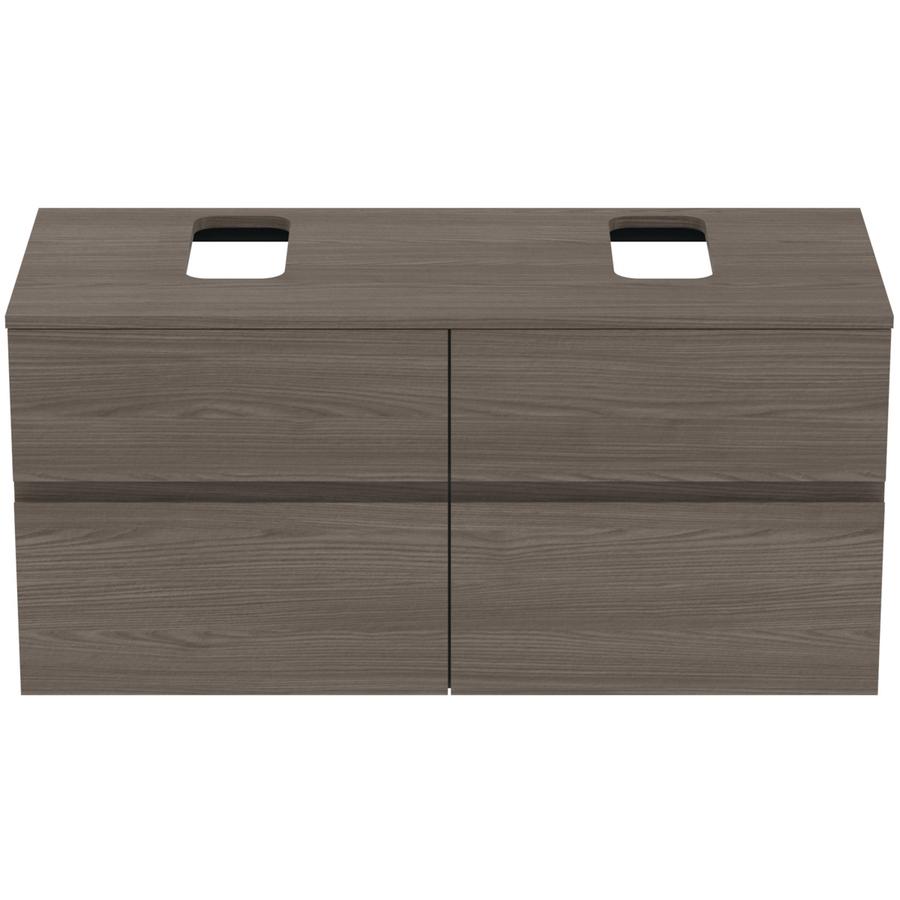 Artikelbild 2 des Artikels „IS Möbelwaschtisch-Unterschrank Finesse 120,2x50,5x55,8cm, 4 A, AS l/r, Ul dkl. ulme dunkel“