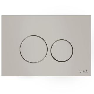VitrA Betätigungsplatte Origin 249x10x169mm, Gl., f 2-Mg-Spül., taupe