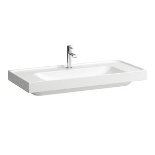 Laufen Waschtisch MEDA 100x46cm, ub.-fähig, o. ÜL, 3 HL, weiß