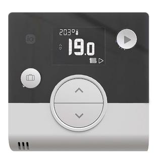 Austria Email Raumthermostat z Wd., A59, Funk- o. Drahtanbindung