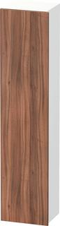Duravit Hochschrank DuraStyle 40x36x180cm, Tür li, Nussb nat/weiß matt
