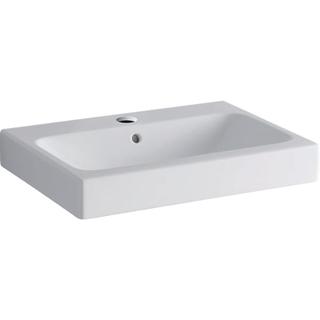 Geberit Aufsatz-Waschtisch iCon 60x48,5cm, we. K-Tect, m Hahnl., m ÜL