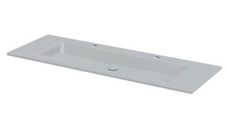 Einbau-Waschtisch BetteAqua A072 140x49,5cm, HLW2, flanell