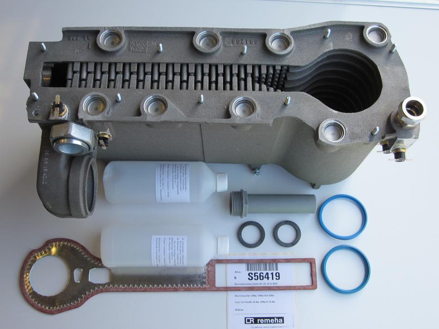 Artikelbild 1 des Artikels „RE WÄRMETAUSCHER FÜR QUINTA 30 KW UND W2 S56419 “