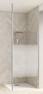 Kinedo Smart Design Solo 95 Cosmos Dekorglas Profil chrom senkr. Strebe