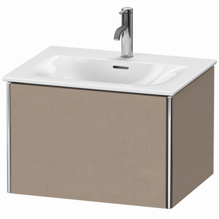 DU WTU XSquare wandh.,397x610x478mm 1Auszug,leinen ES Nussb