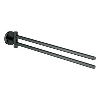 GROHE Handtuchhalter Essentials 43,9cm, 2-ar, schw, verd Bef., hd graph.