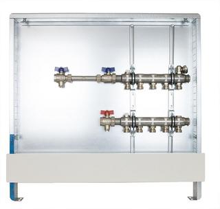 Strawa HK-Anschlussstation H 52h WMZ 3 HK, B 490mm, w, An hor, i UP-Schrank