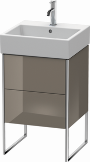 Duravit Waschtisch-Unterschrank XSquare 48,4x46cm, flan. Gr hgl, 2 Ausz., steh.