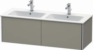 Duravit Waschtisch-Unterschrank XSquare 128x47,8x40cm, st-g s-matt, Nussb re