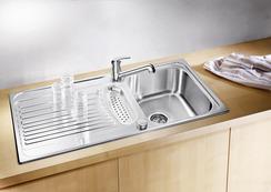 Blanco Spüle TIPO 5 S 95x50cm, ES Naturf., rev, m ALFbd/Sch