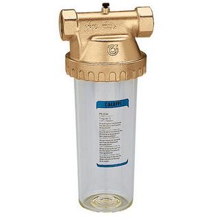 Caleffi Wasserfilter 3/4", MS-Gehäuse, transp. Kunststoff