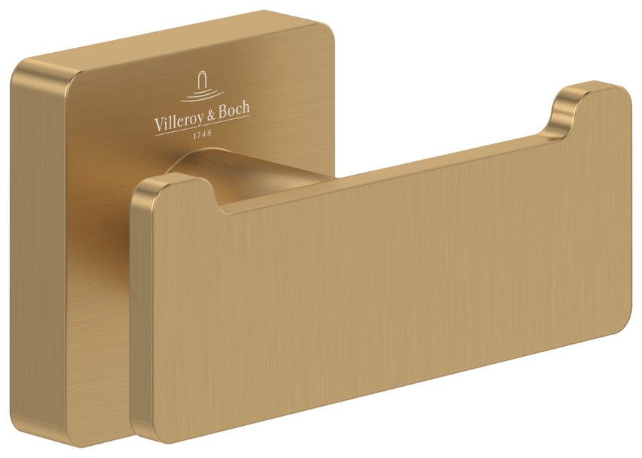 Artikelbild 1 des Artikels „V&B Dop.-Handtuchh. Elements Striking brushed gold, 80x44x45mm brushed gold“