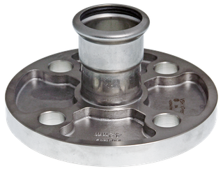 AIPS Übergangsflansch VSH XPress R2426 42mm, 4 Bohrungen, PN 10/16, Edelstahl