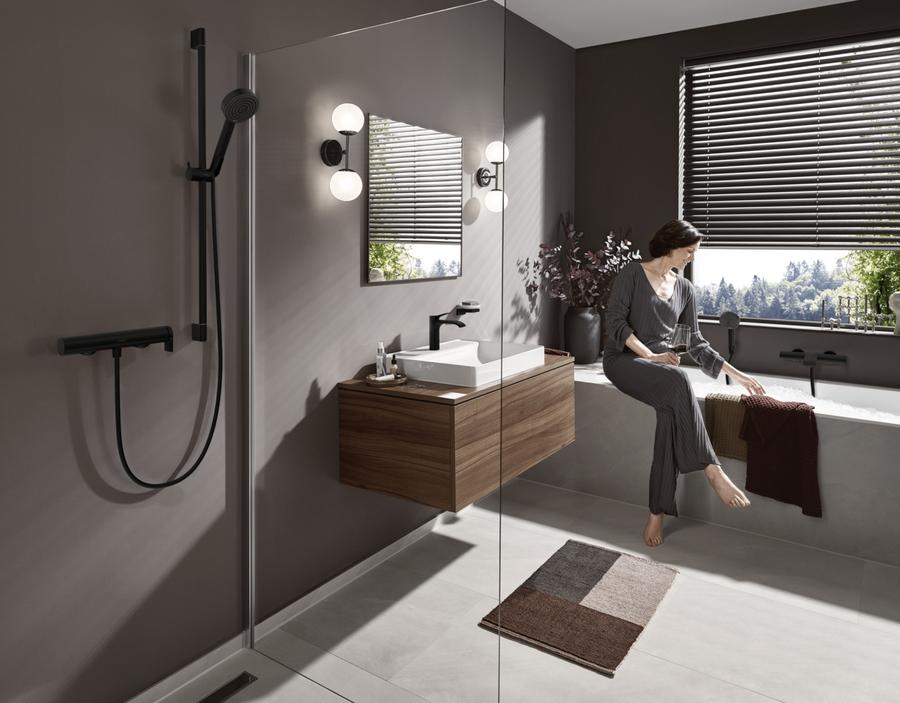 Artikelbild 6 des Artikels „hansgrohe WT-Einhebelmischer 110 Vivenis m Zugstangen-Ablaufgarnitur, mattschwarz mit Zugstangen-Ablaufgarnitur | mattschwarz“