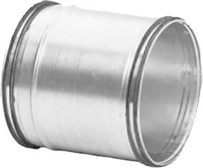 BOSCH Schiebenippel DM-S 100 DN 100, 150mm, aus verzinktem Stahlblech