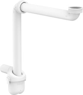 hansgrohe Raumsparsiphon Eingang G 1 1/4, Abgang: DN 32, weiß