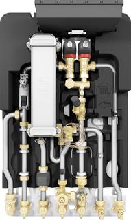 BOSCH Wärmeübergabestation Flow 8001 50 IS, 50 kW, WT edelstahlgelötet