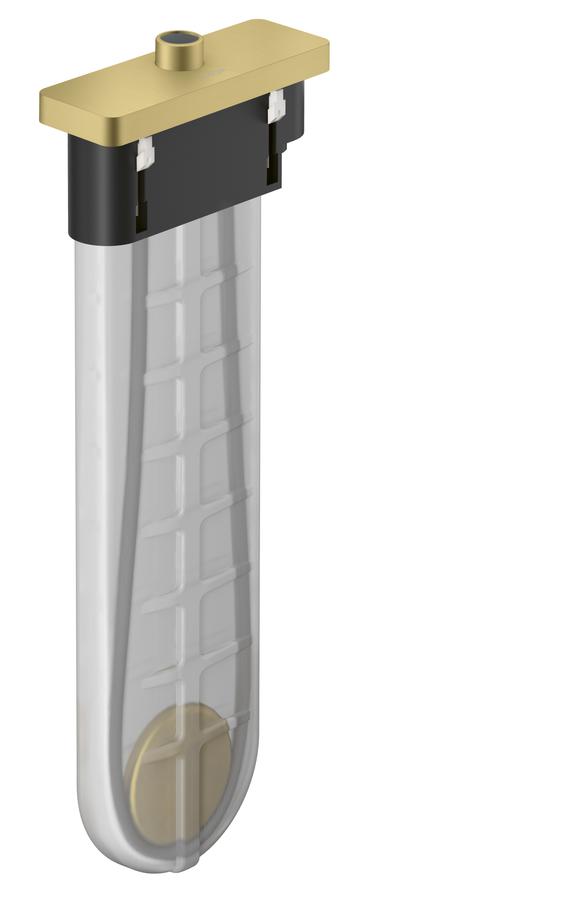Artikelbild 1 des Artikels „hansgrohe FM-Set Axor Citterio C soft brush. br, Schlauchbox, B.Schl., Rosette brushed brass“