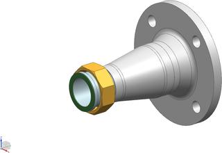 BOSCH Übergangsflansch AP 6-1 Pumpe DN50 / PN6 / G1 1/2